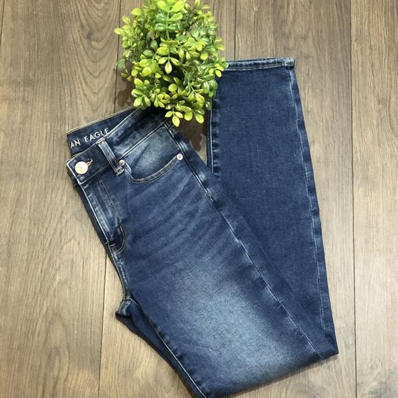 American Eagle 🦅 Women Denim Jeans Hi Rise Jegging - Picture 5 of 10